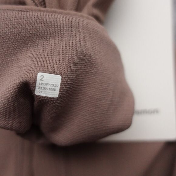 New Lululemon Size 2 Wunder Train Ribbed HR High Rise Tight 25" TPTC Taupetastic - Picture 6 of 7